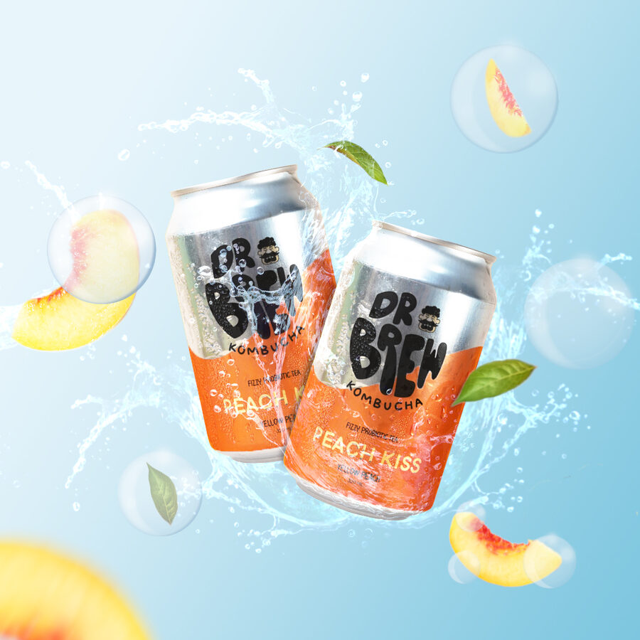 Peach Kiss kombucha