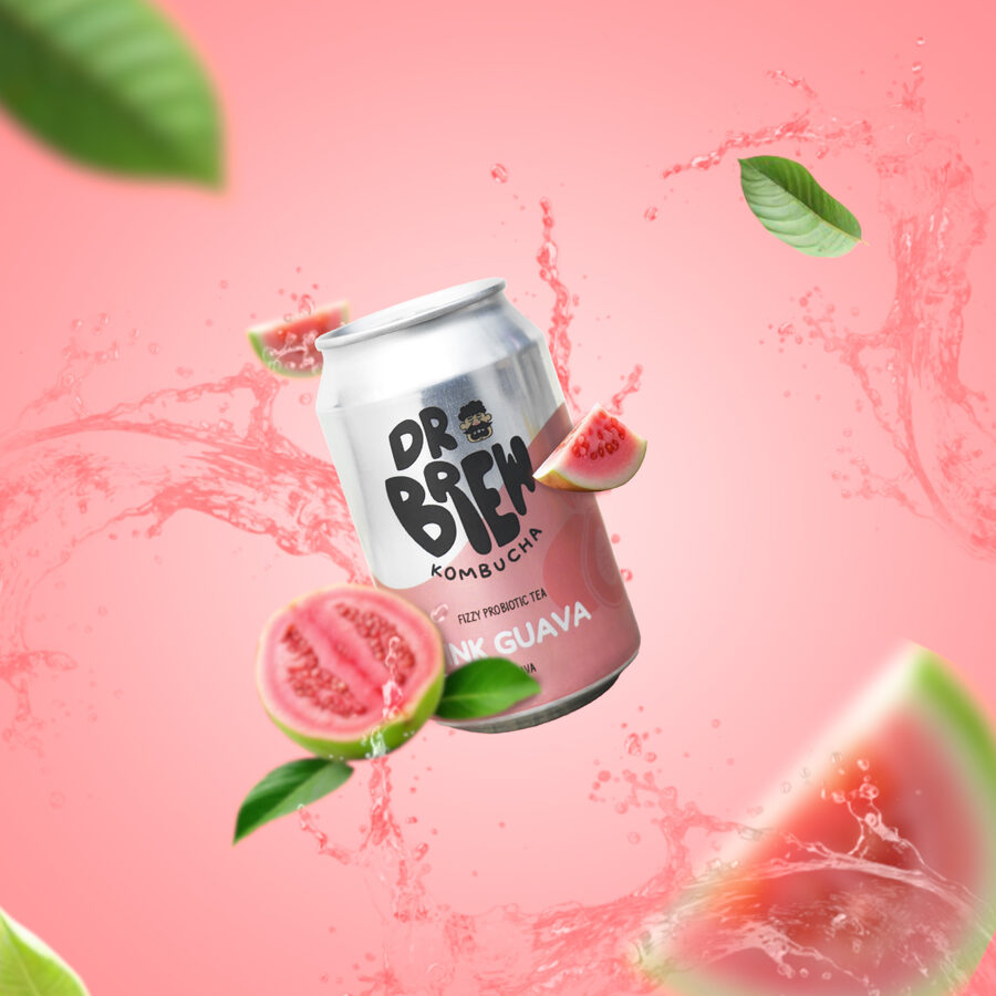 Pink Guava kombucha